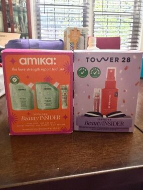 amika Kure Strength Repair Trial Set — Pink & Orange Packaging